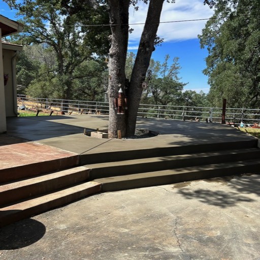 concrete steps walkway